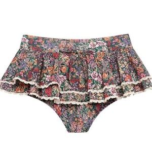 Montce Floral Ruffle Bikini Bottom